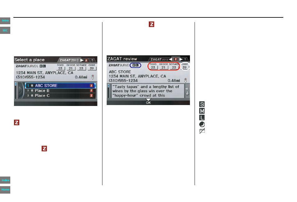 Navigation system manual, Entering a destination | HONDA 2013 Pilot Navigation User Manual | Page 40 / 178