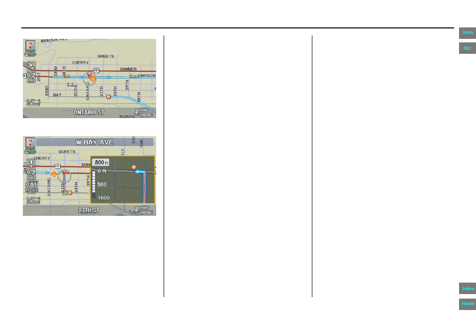 Navigation system manual, Driving to your destination | HONDA 2013 Pilot Navigation User Manual | Page 55 / 178