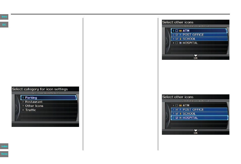 Navigation system manual, Driving to your destination | HONDA 2013 Pilot Navigation User Manual | Page 62 / 178