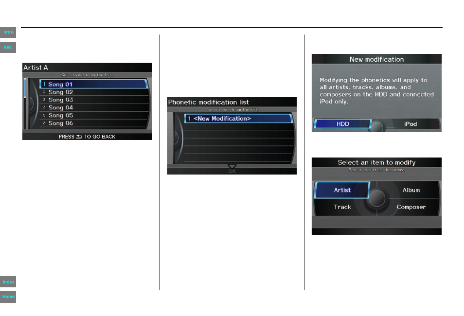 Navigation system manual, System setup | HONDA 2013 Pilot Navigation User Manual | Page 98 / 178