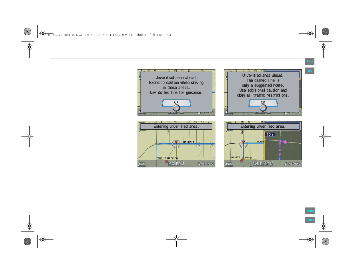 System setup | HONDA 2012 Accord Navigation User Manual | Page 89 / 156