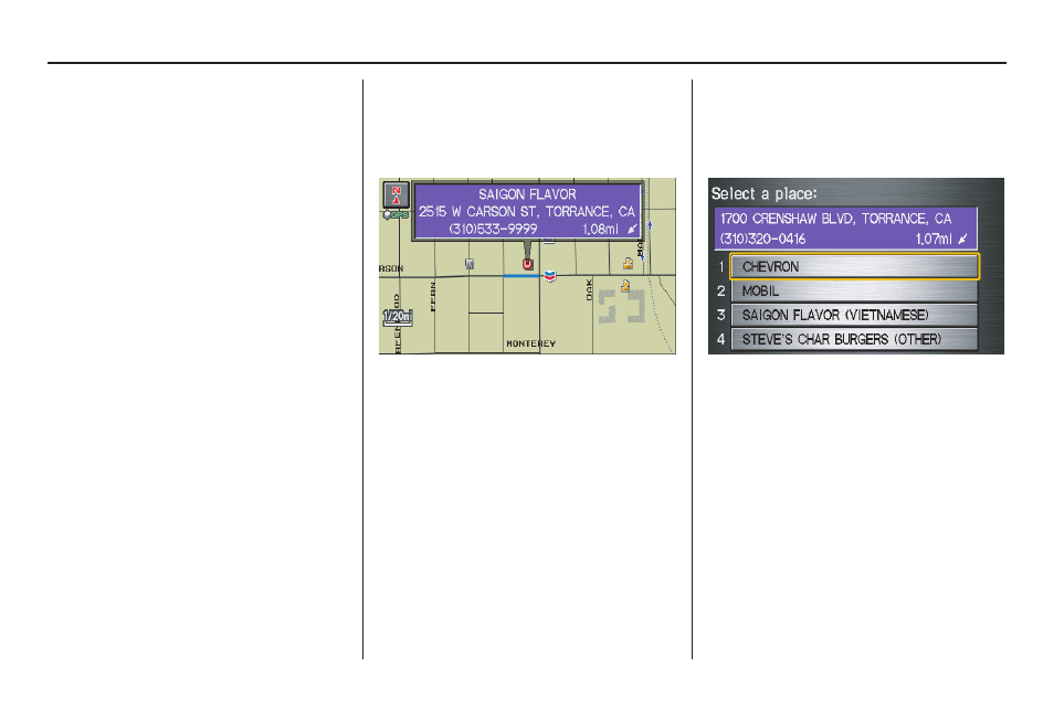 Entering a destination | HONDA 2011 Civic Hybrid Navigation User Manual | Page 39 / 155