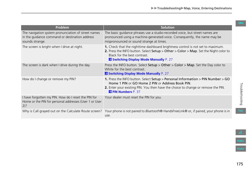 HONDA 2013 Civic Navigation User Manual | Page 176 / 212