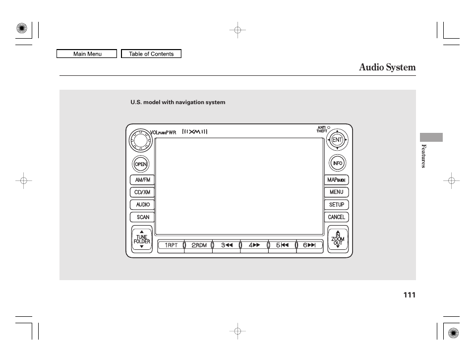 Audio system | HONDA 2010 Civic Hybrid User Manual | Page 114 / 368