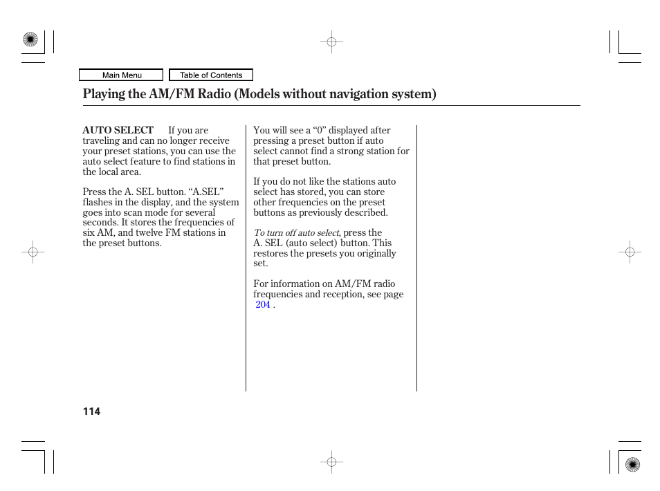 Auto select button | HONDA 2010 Civic Hybrid User Manual | Page 117 / 368