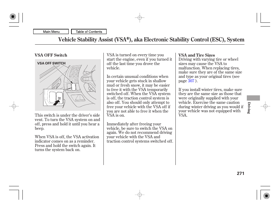 HONDA 2010 Civic Hybrid User Manual | Page 274 / 368