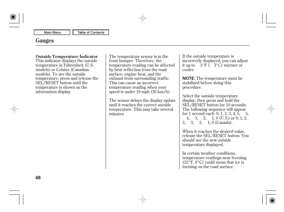 Gauges | HONDA 2010 Civic Hybrid User Manual | Page 71 / 368