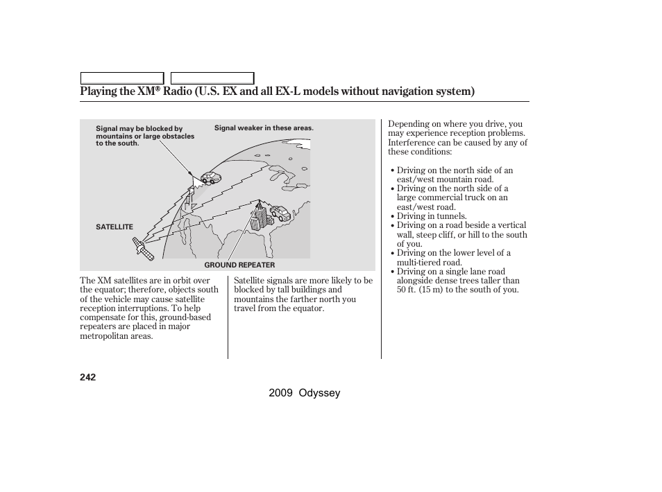 HONDA 2009 Odyssey User Manual | Page 245 / 532