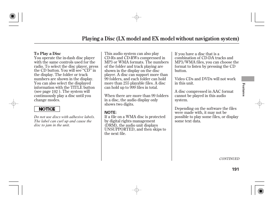 HONDA 2012 Insight User Manual | Page 197 / 418