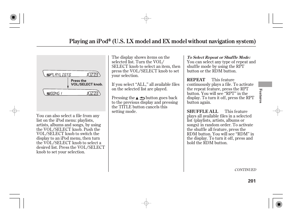 HONDA 2012 Insight User Manual | Page 207 / 418