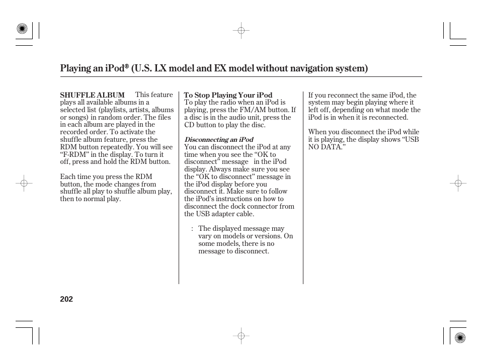 HONDA 2012 Insight User Manual | Page 208 / 418