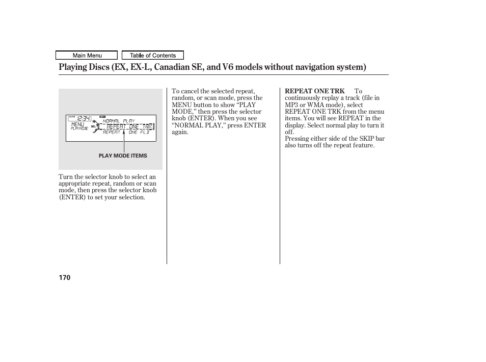 HONDA 2011 Accord Sedan User Manual | Page 173 / 454