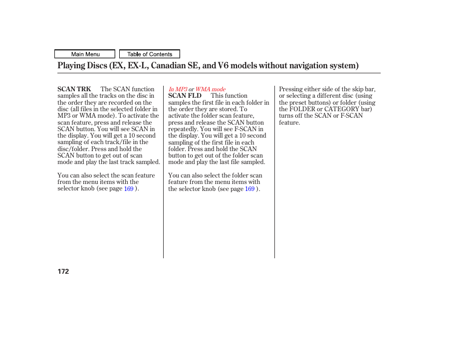 HONDA 2011 Accord Sedan User Manual | Page 175 / 454