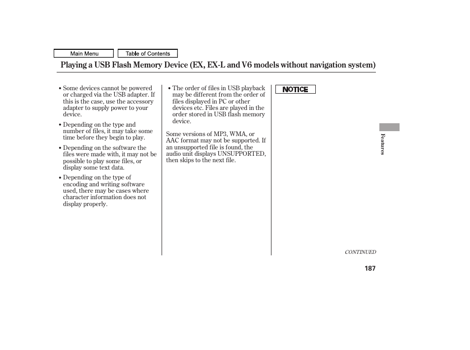 HONDA 2011 Accord Sedan User Manual | Page 190 / 454