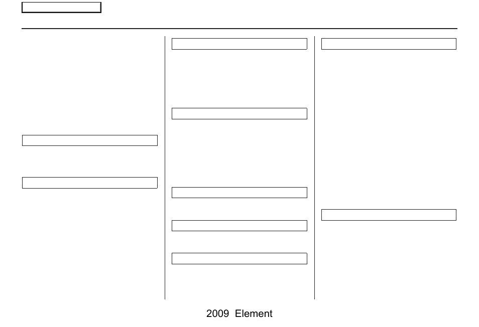 Index | HONDA 2009 Element Navigation User Manual | Page 146 / 150