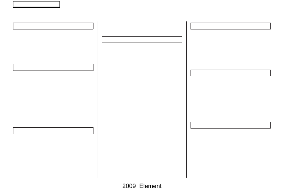 Index | HONDA 2009 Element Navigation User Manual | Page 147 / 150