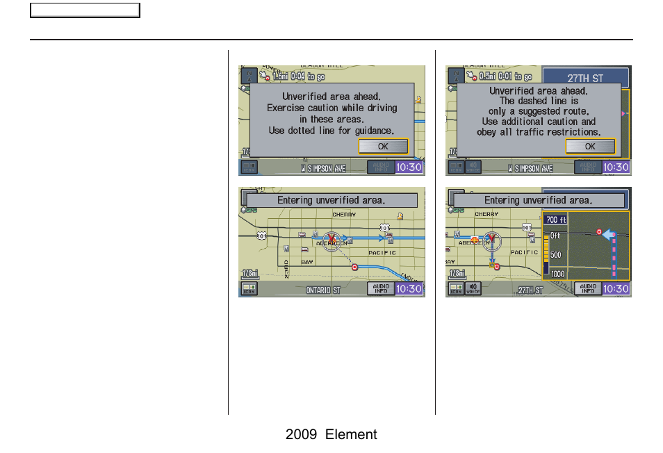 System setup, 2009 element | HONDA 2009 Element Navigation User Manual | Page 84 / 150