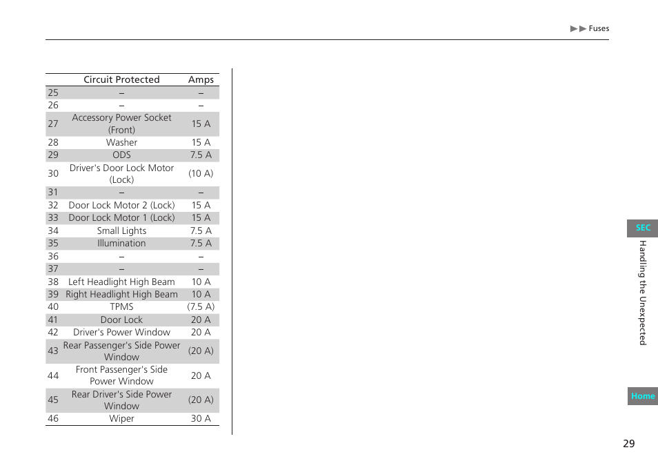 HONDA 2012 Civic Natural Gas User Manual | Page 29 / 33