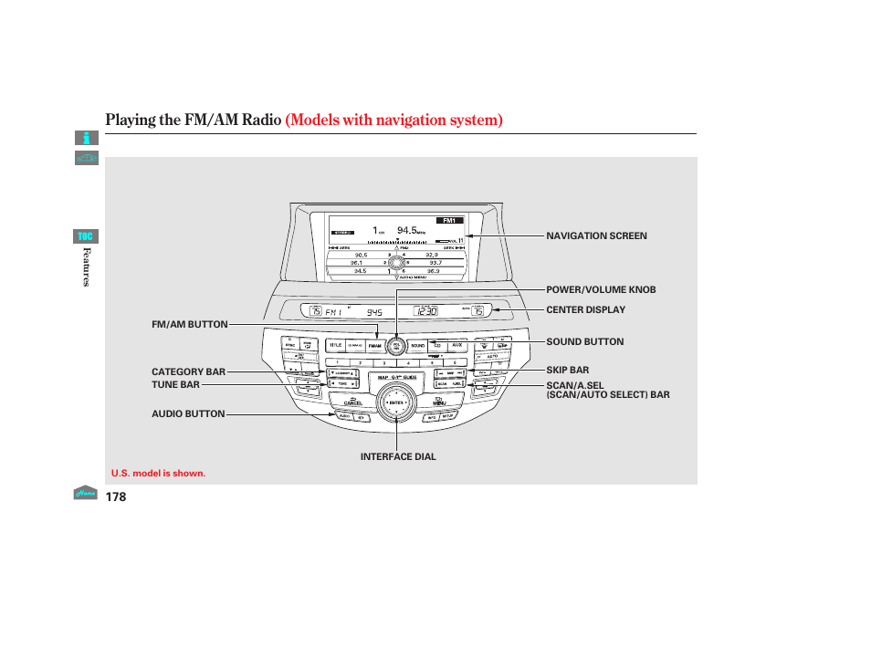 Playing the fm/am radio, 2012 crosstour | HONDA 2012 Accord Crosstour User Manual | Page 182 / 435