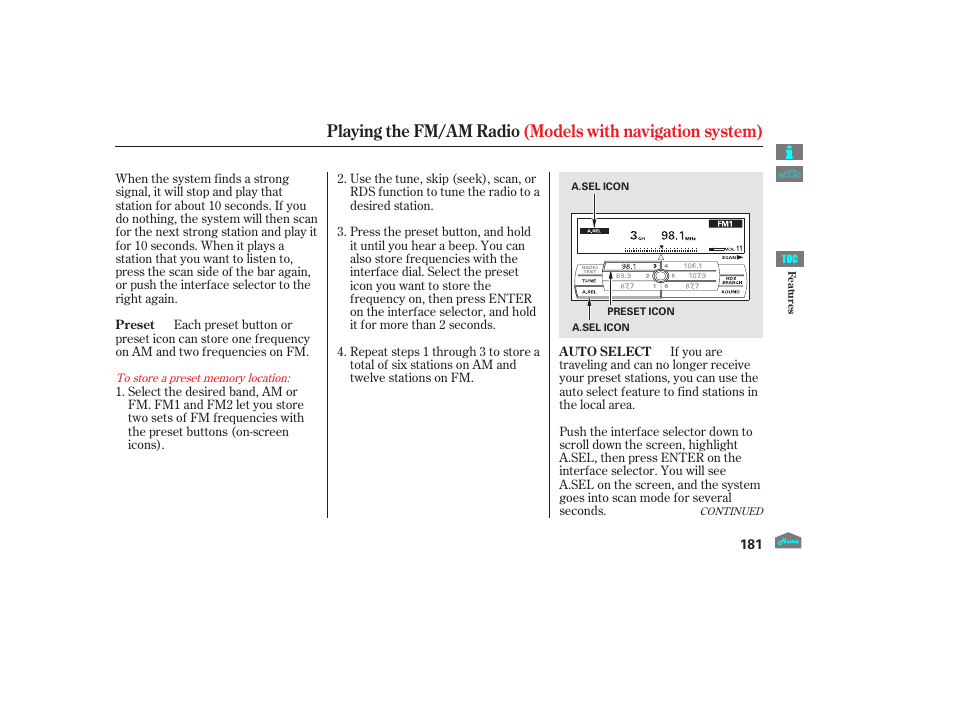 HONDA 2012 Accord Crosstour User Manual | Page 185 / 435