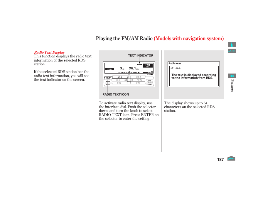 HONDA 2012 Accord Crosstour User Manual | Page 191 / 435