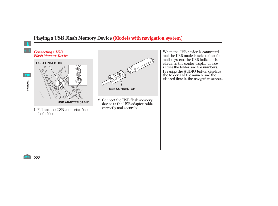 HONDA 2012 Accord Crosstour User Manual | Page 226 / 435