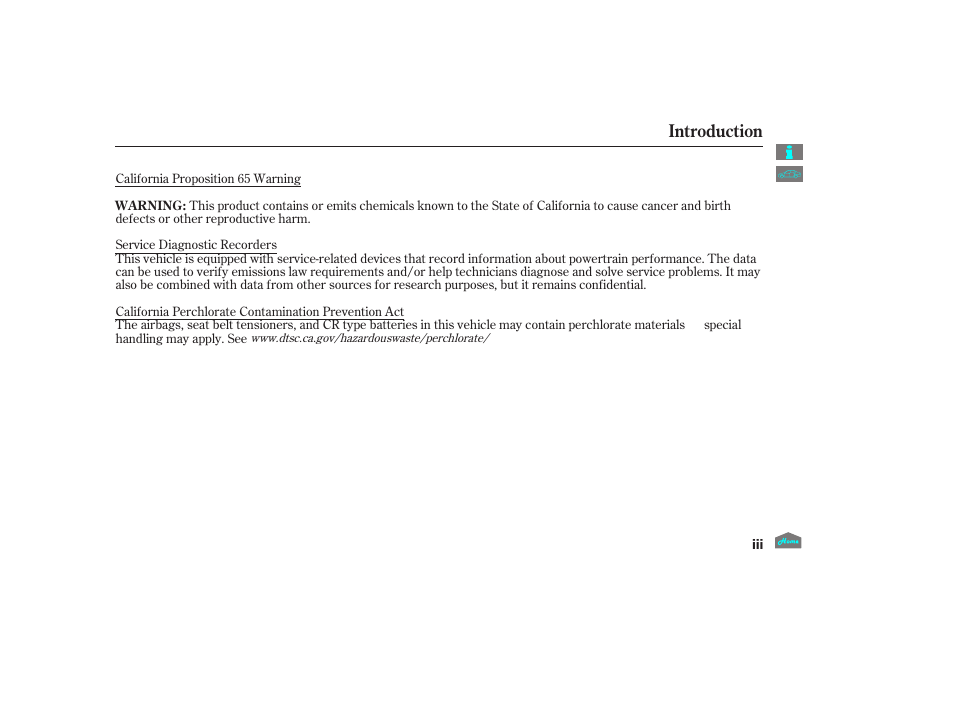Introduction | HONDA 2012 Accord Crosstour User Manual | Page 3 / 435