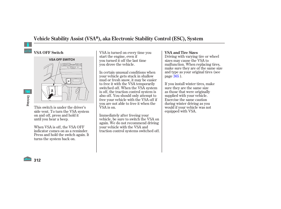 HONDA 2012 Accord Crosstour User Manual | Page 316 / 435