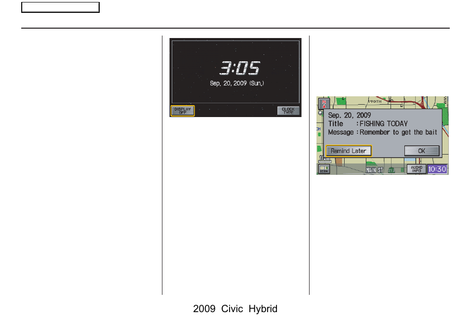 Getting started, 2009 civic hybrid | HONDA 2009 Civic Hybrid Navigation User Manual | Page 17 / 152