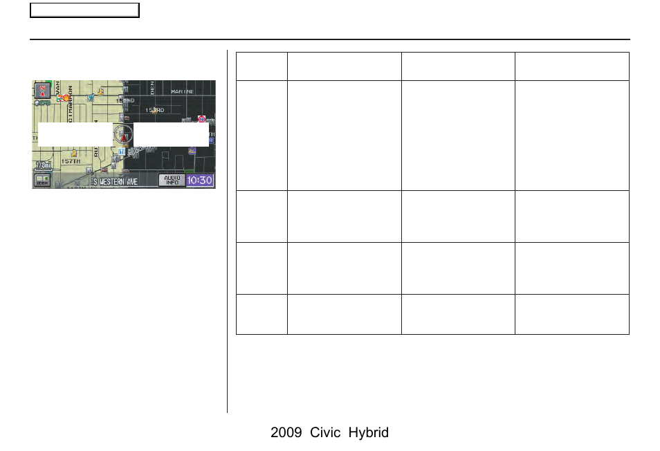 System setup, 2009 civic hybrid | HONDA 2009 Civic Hybrid Navigation User Manual | Page 75 / 152