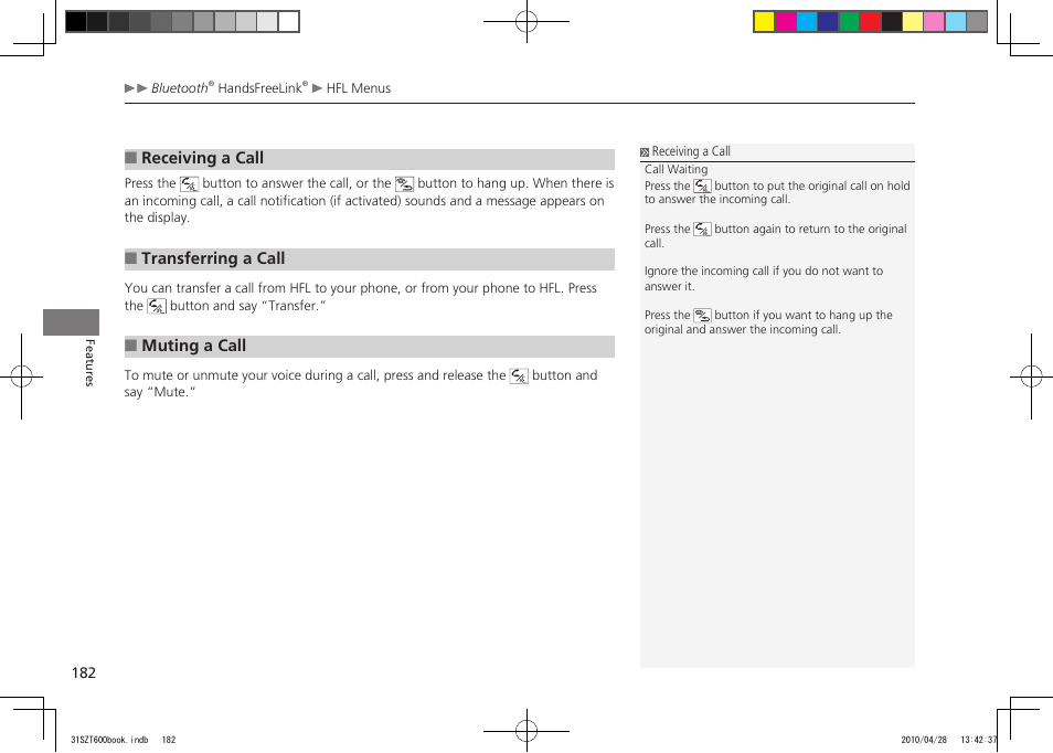 2011 cr-z | HONDA 2011 CR-Z User Manual | Page 183 / 332