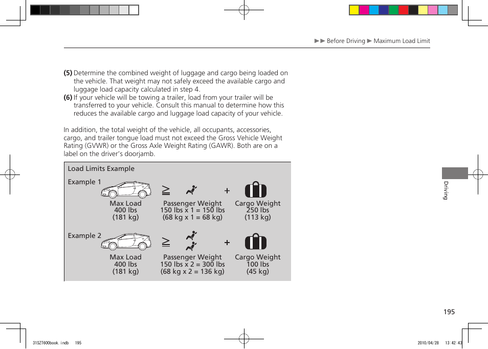 HONDA 2011 CR-Z User Manual | Page 196 / 332