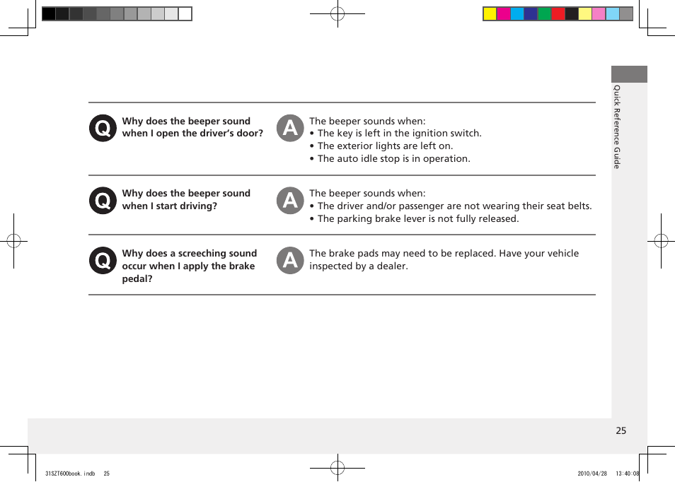 2011 cr-z | HONDA 2011 CR-Z User Manual | Page 26 / 332