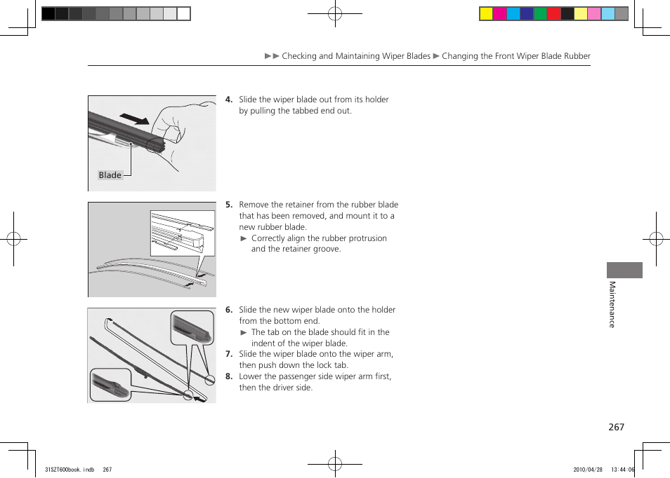2011 cr-z | HONDA 2011 CR-Z User Manual | Page 268 / 332