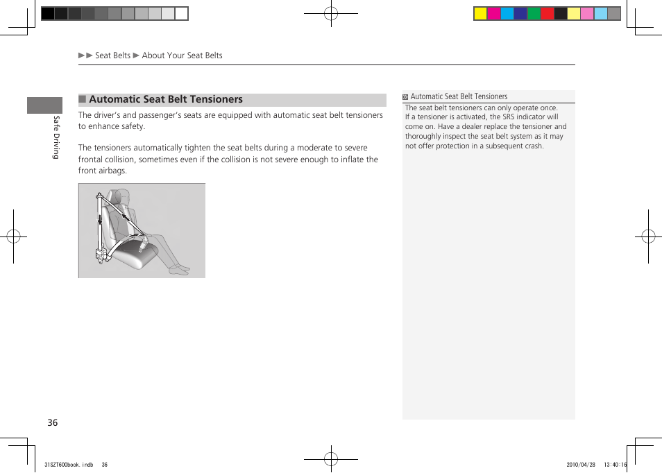 2011 cr-z | HONDA 2011 CR-Z User Manual | Page 37 / 332