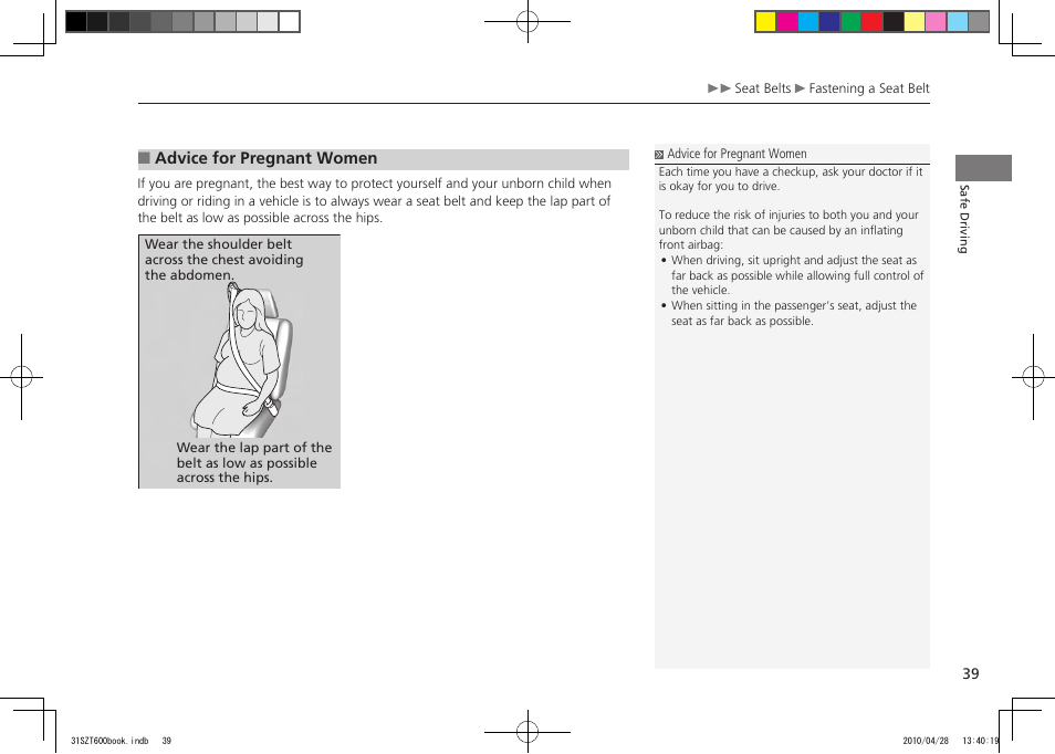 2011 cr-z | HONDA 2011 CR-Z User Manual | Page 40 / 332