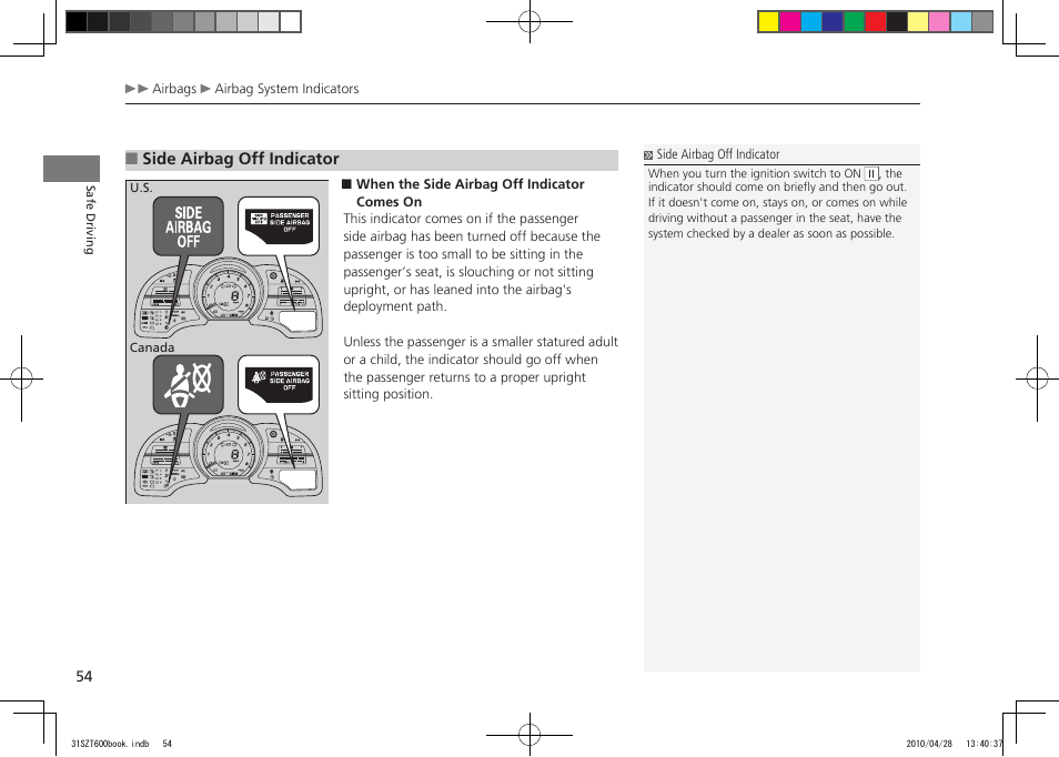 2011 cr-z | HONDA 2011 CR-Z User Manual | Page 55 / 332