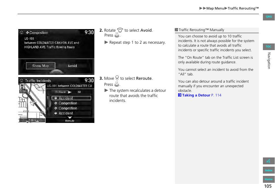 HONDA 2013 Accord Navigation User Manual | Page 106 / 152