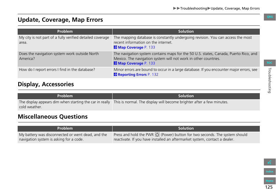 HONDA 2013 Accord Navigation User Manual | Page 126 / 152