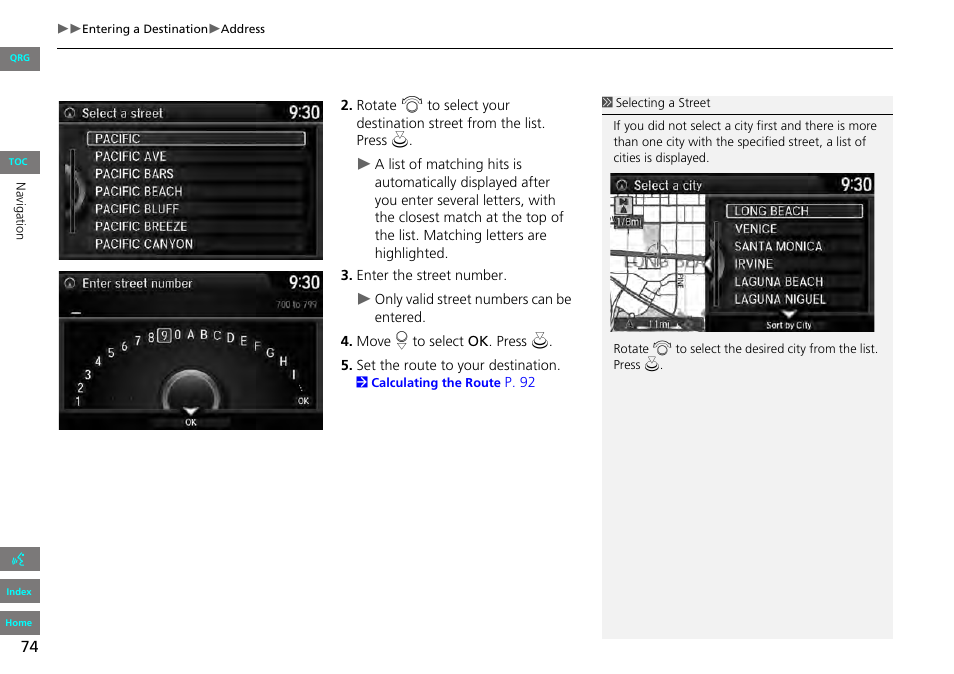 HONDA 2013 Accord Navigation User Manual | Page 75 / 152