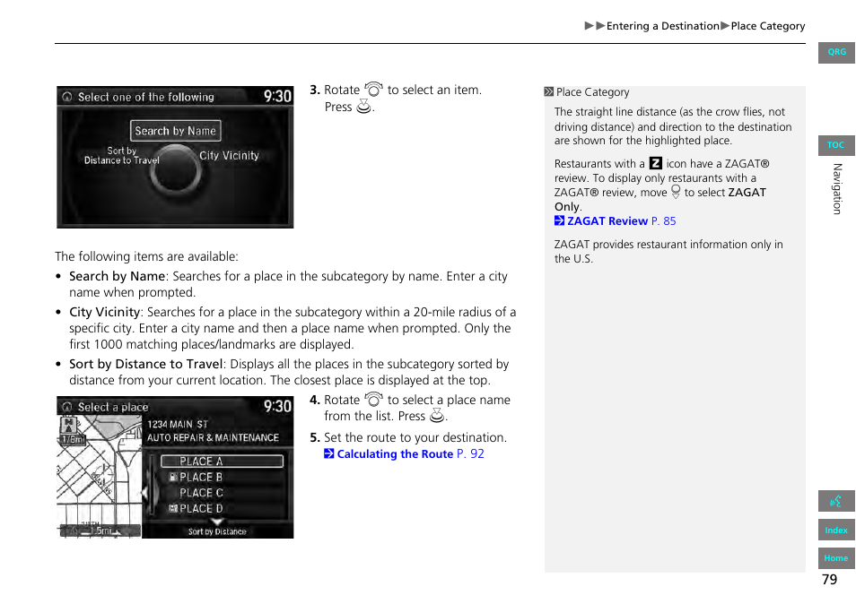 HONDA 2013 Accord Navigation User Manual | Page 80 / 152