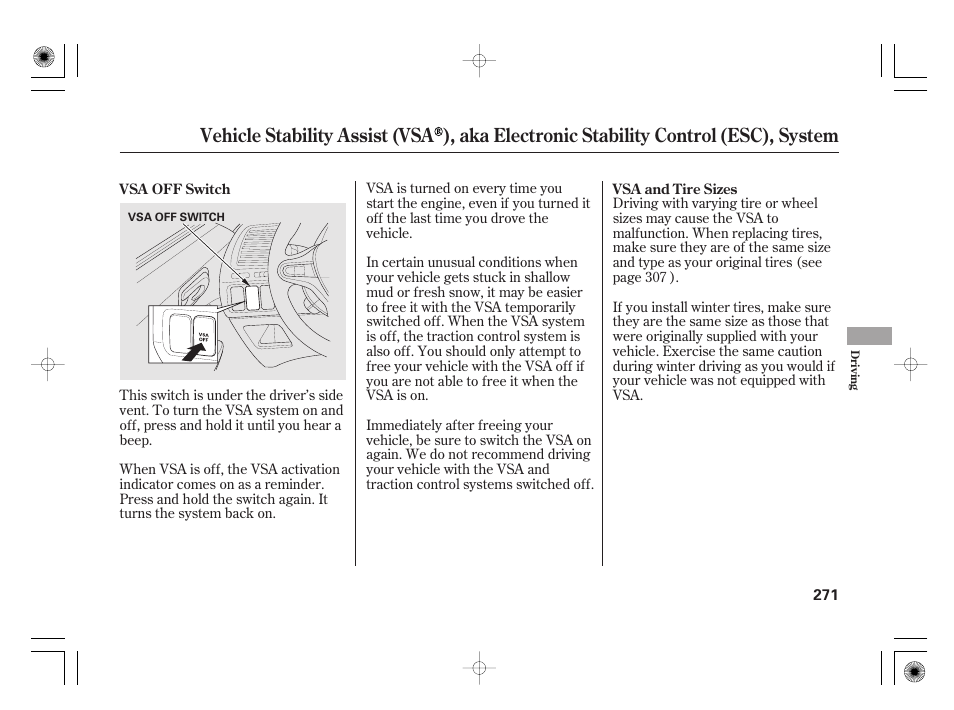 HONDA 2011 Civic Hybrid User Manual | Page 277 / 374