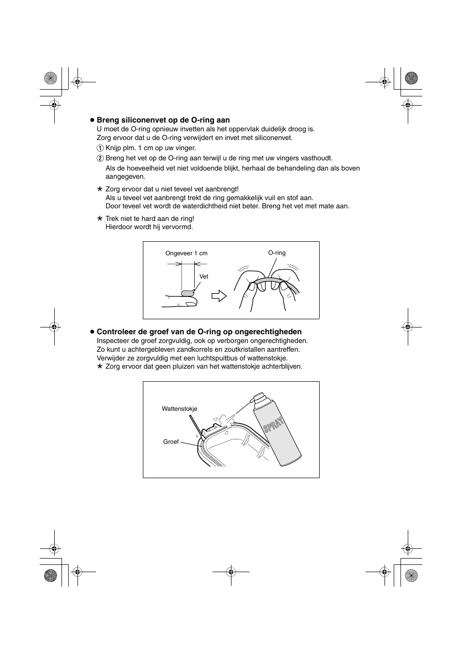 Spr ay | JVC WR-MG270 User Manual | Page 20 / 48