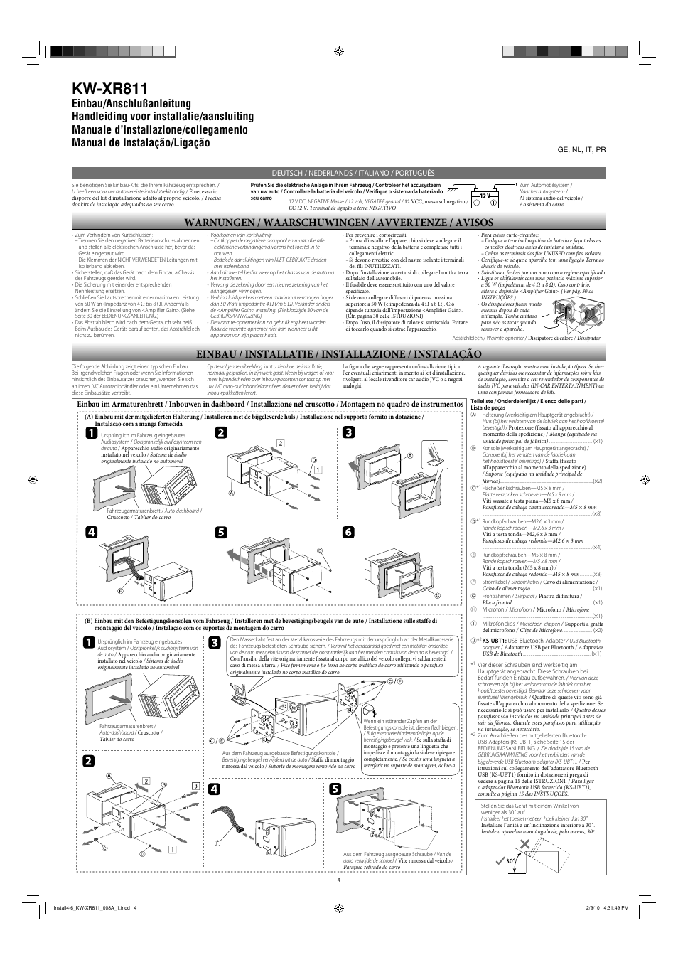 Kw-xr811 | JVC KW-XR811 User Manual | Page 4 / 6