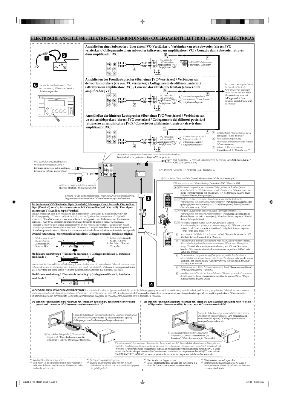 JVC KW-XR811 User Manual | Page 5 / 6