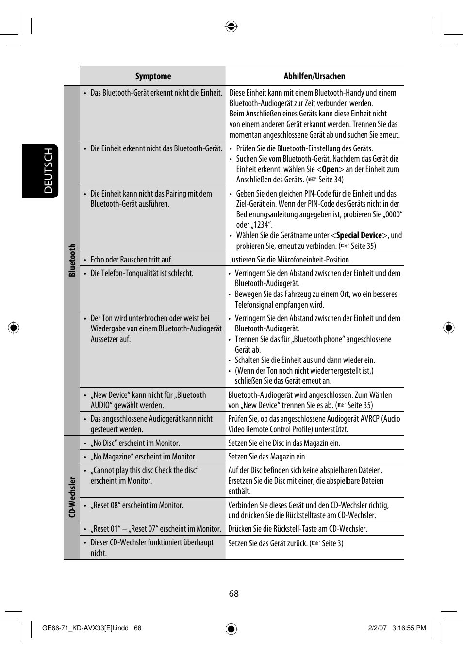 Deutsch | JVC KD-AVX33 User Manual | Page 140 / 285