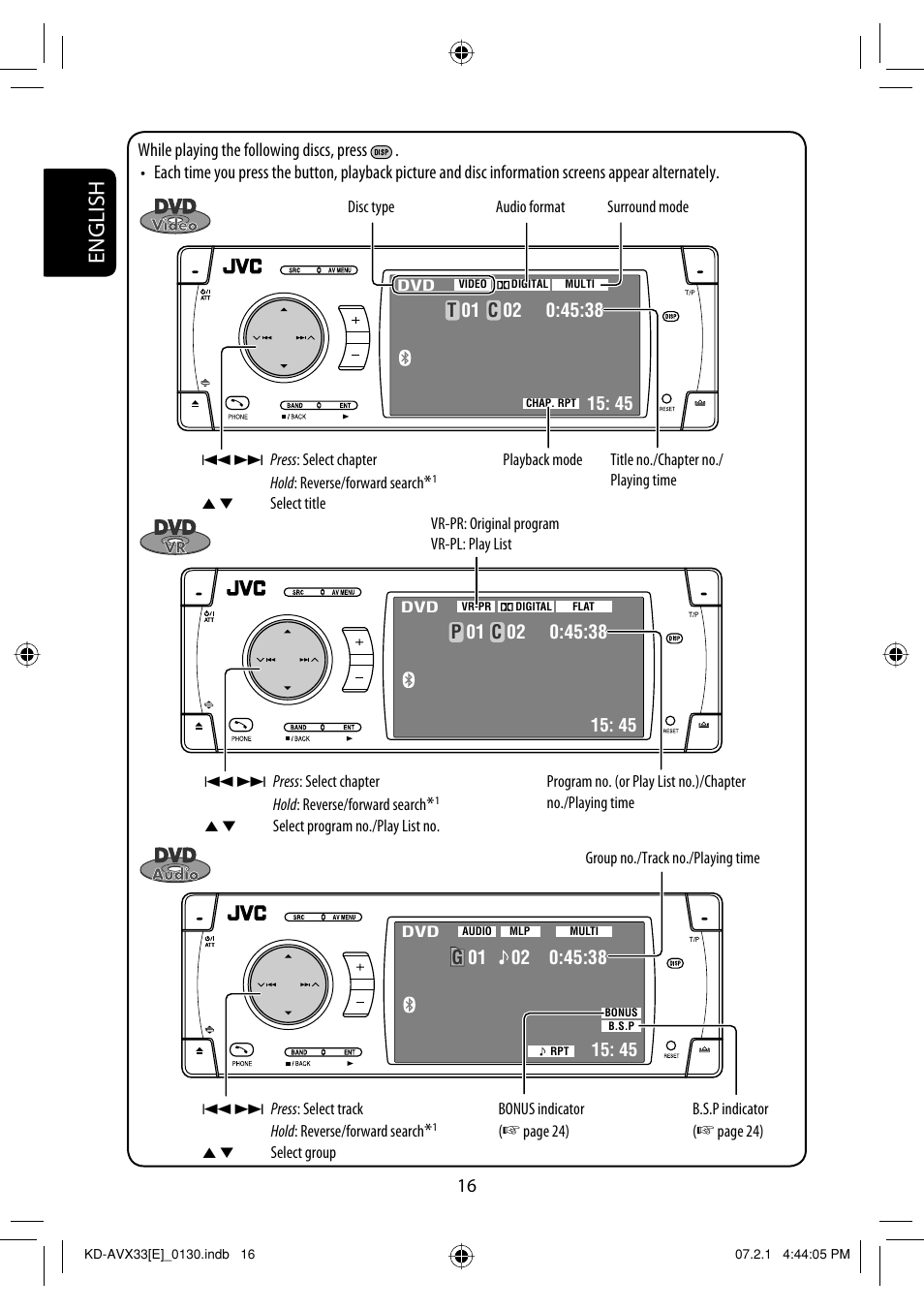 English | JVC KD-AVX33 User Manual | Page 18 / 285