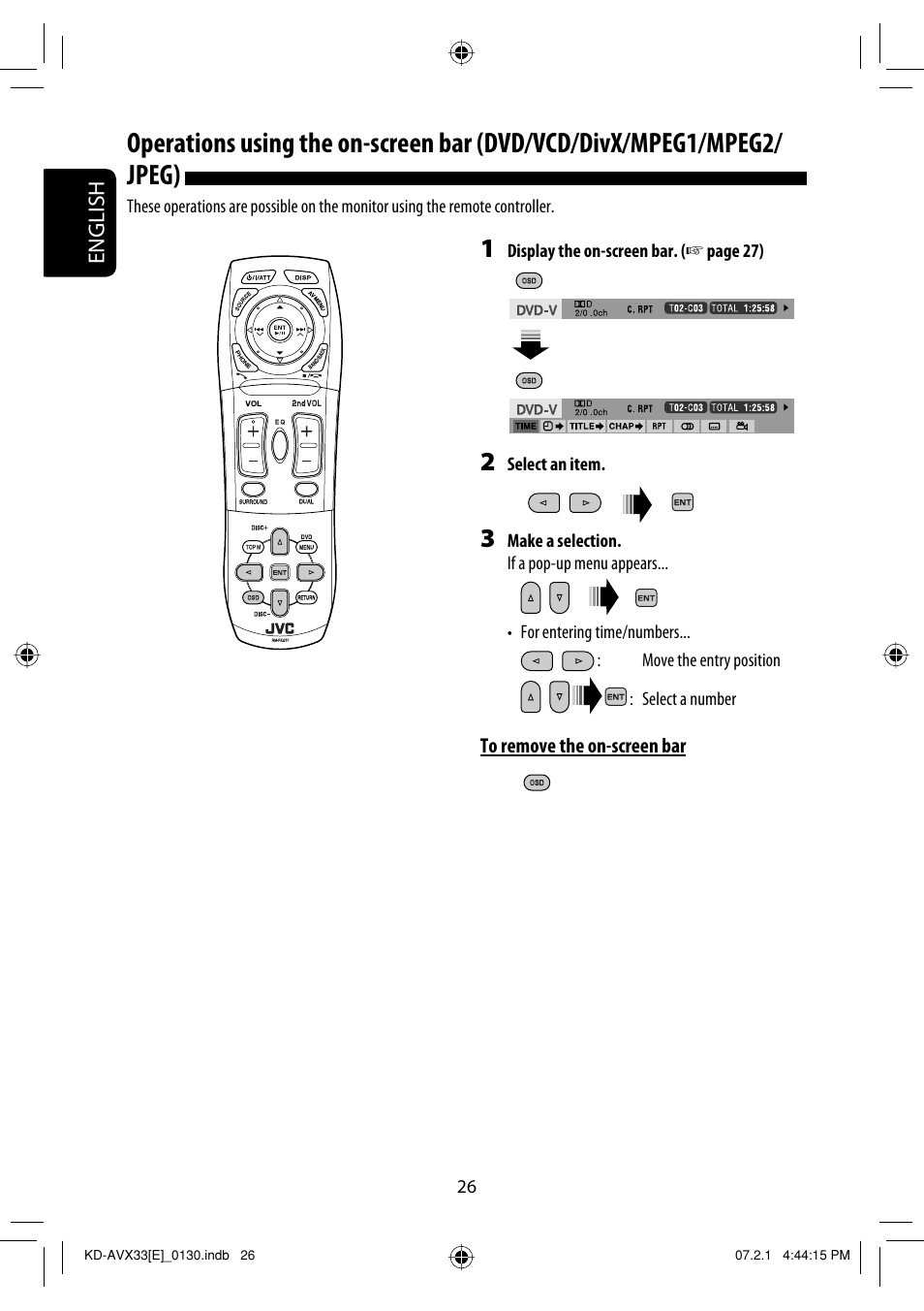 JVC KD-AVX33 User Manual | Page 28 / 285