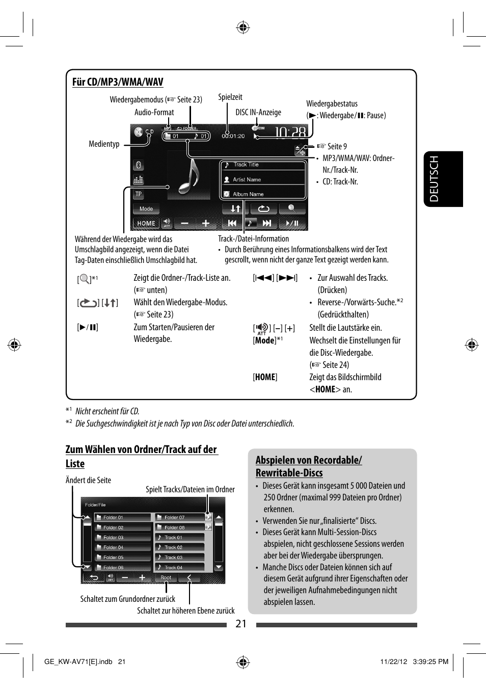 JVC KW-AV71BT User Manual | Page 91 / 285