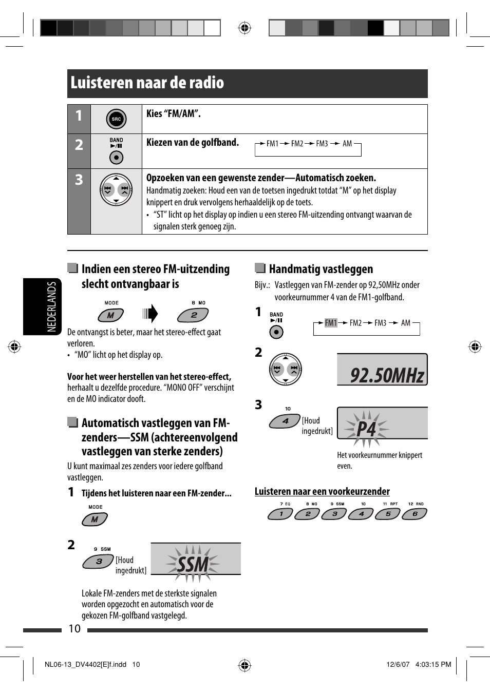 Luisteren naar de radio | JVC KD-DV4402 User Manual | Page 118 / 147